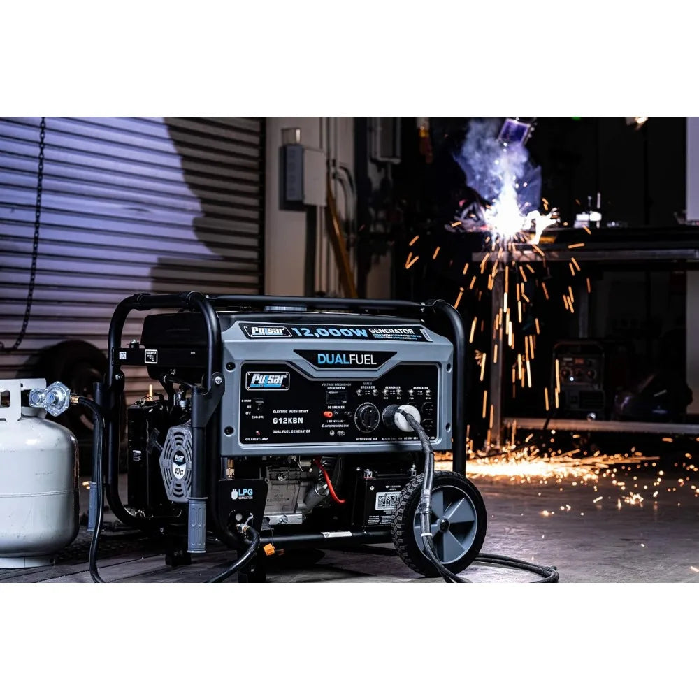 Heavy Duty Dual Fuel Portable Generator,