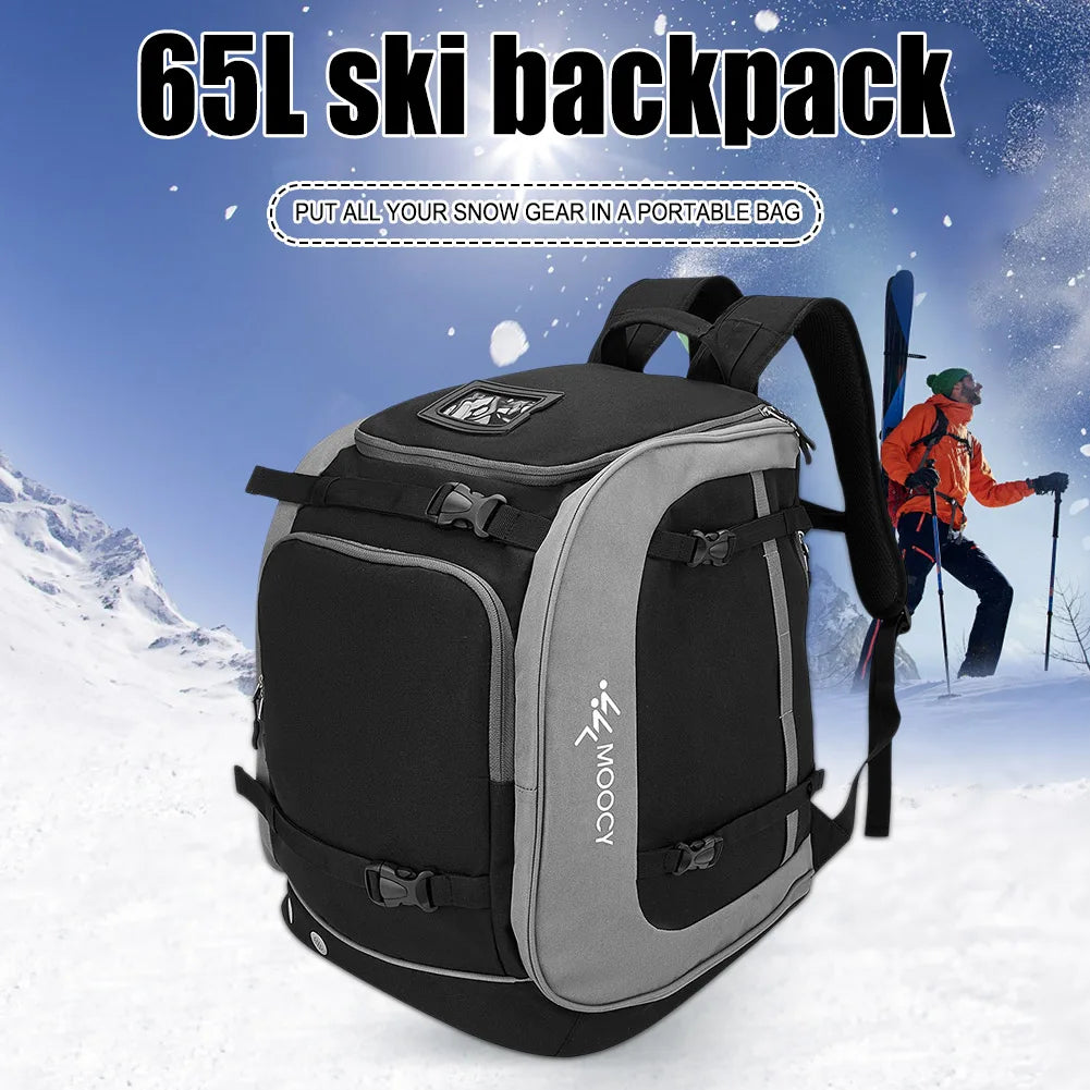 65L Large Capacity Ski Boot Backpack