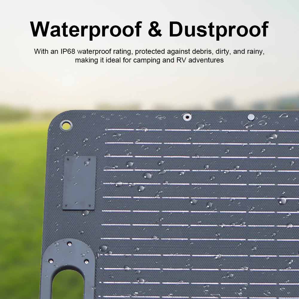 100W Solar Panel Complete Kit, Foldable 24V