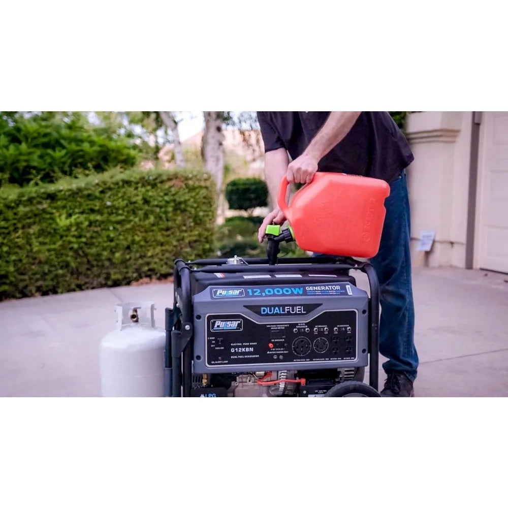 Heavy Duty Dual Fuel Portable Generator,