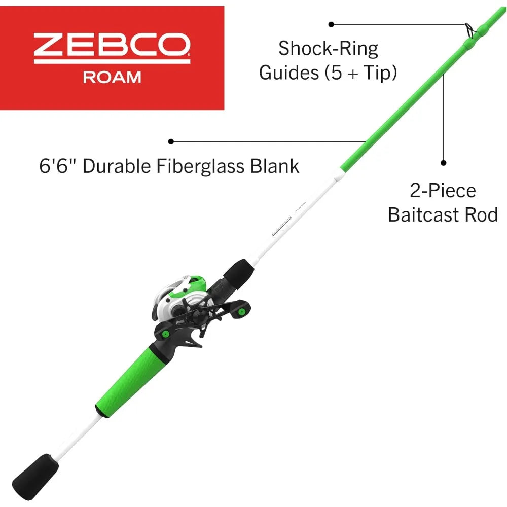Roam Baitcast Reel and Fishing Rod Combo