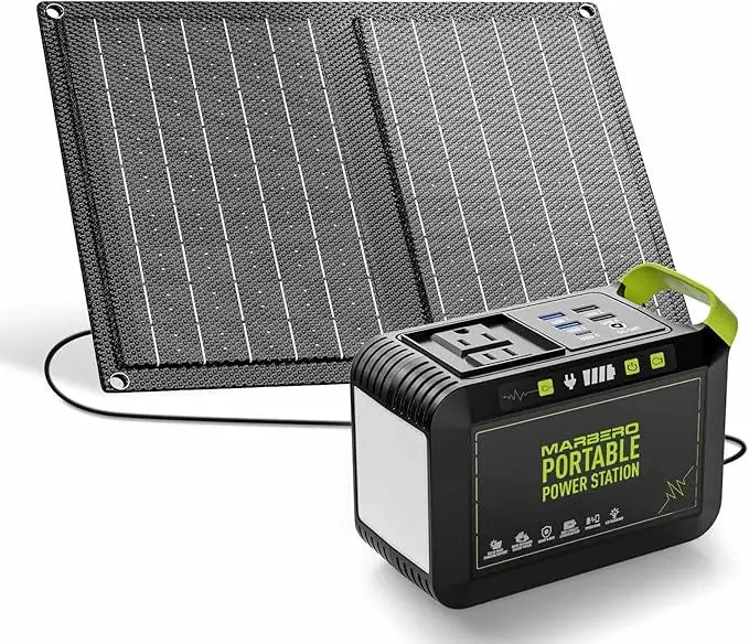 Portable Power Station with Solar Panels