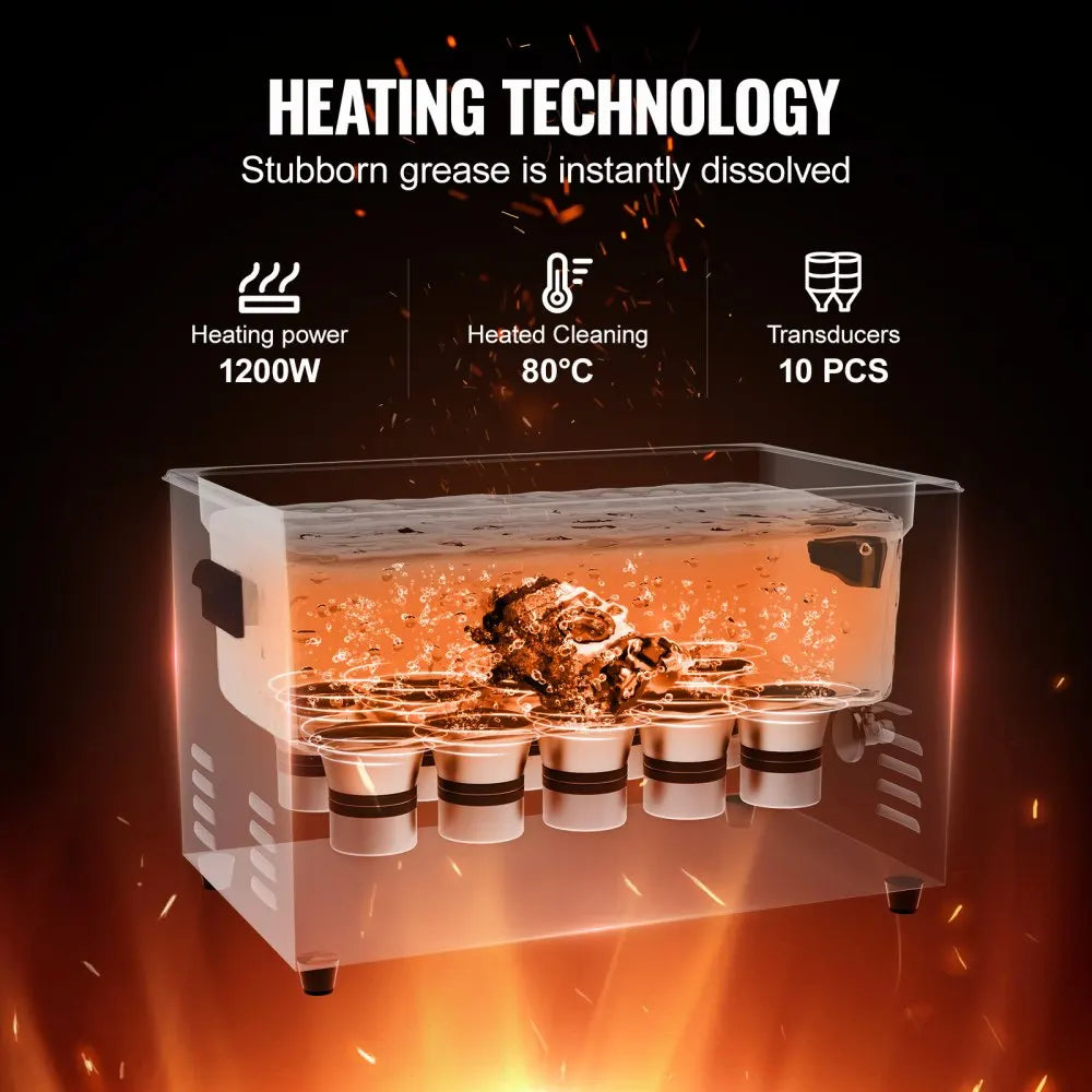 Digital Ultrasonic Cleaning Machine with Upgraded Degassing
