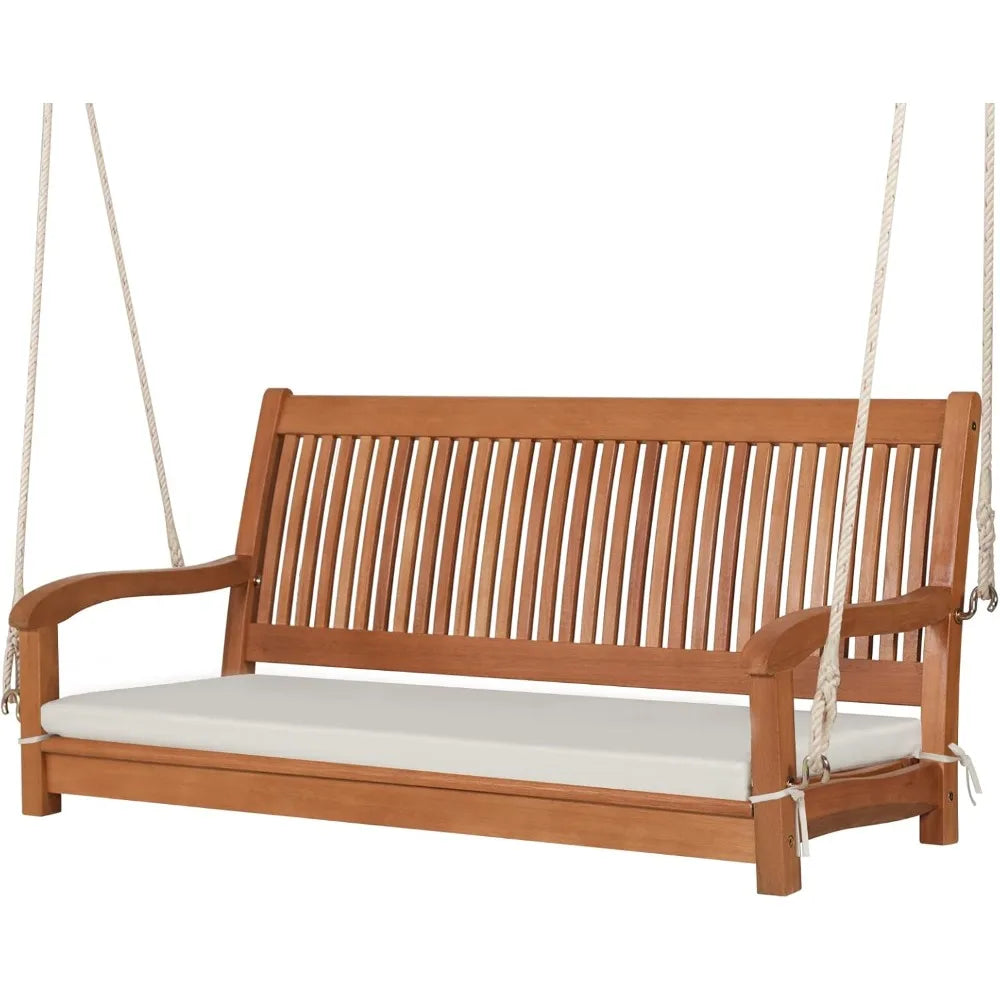 2 person Porch Swing, with Hanging Ropes,