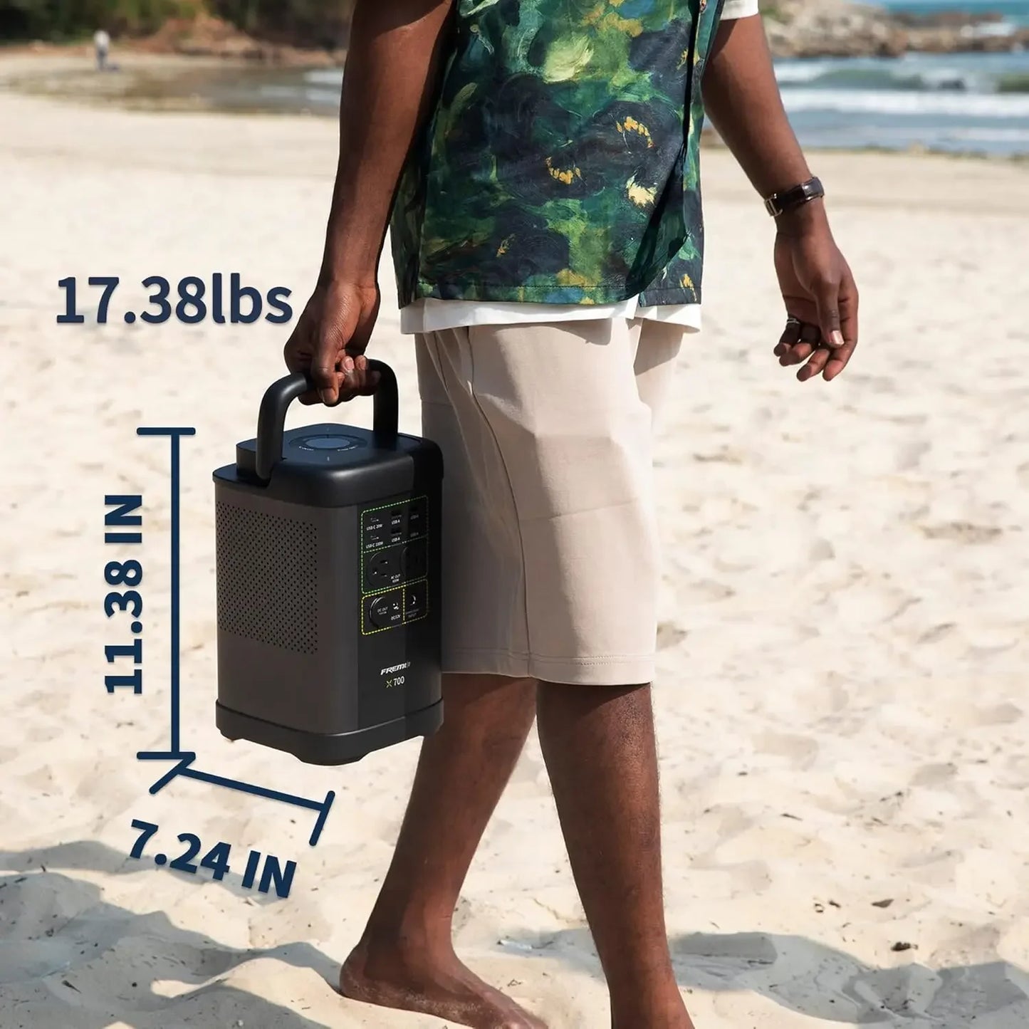 Portable Power Station 662Wh LiFePo4 Batteries