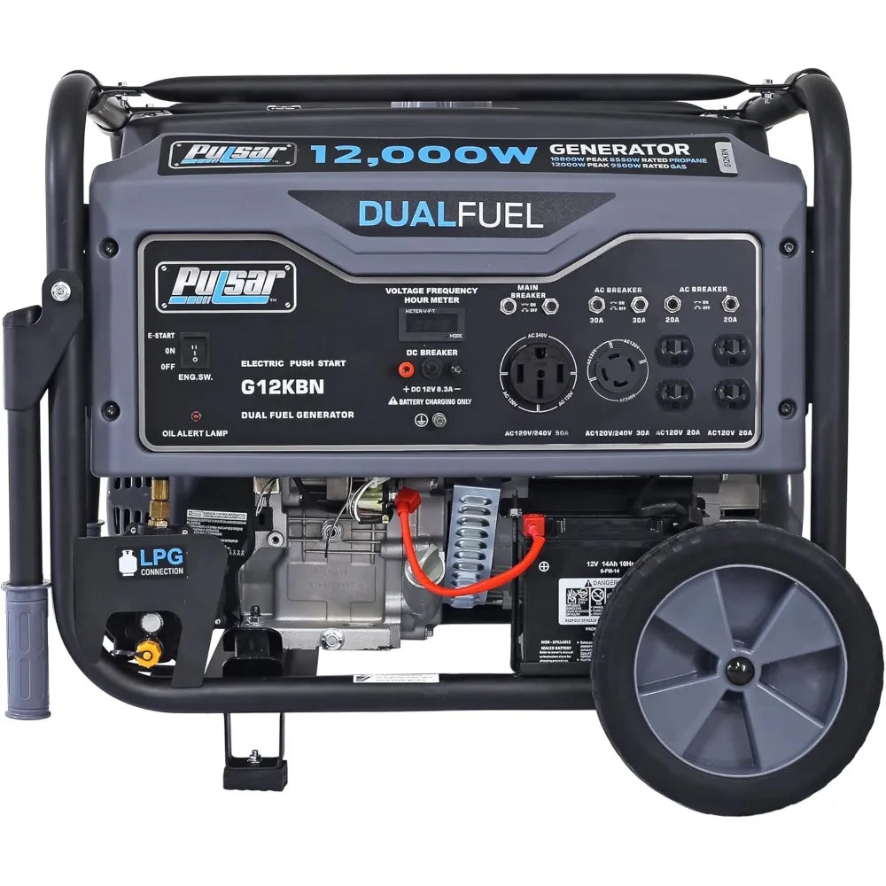 Heavy Duty Dual Fuel Portable Generator,