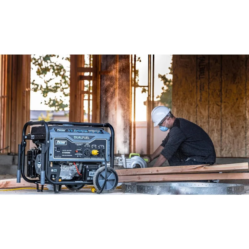 Heavy Duty Dual Fuel Portable Generator,