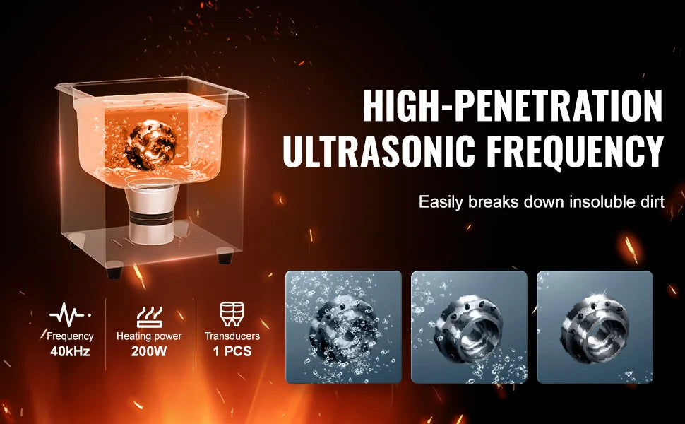 Digital Ultrasonic Cleaning Machine with Upgraded Degassing