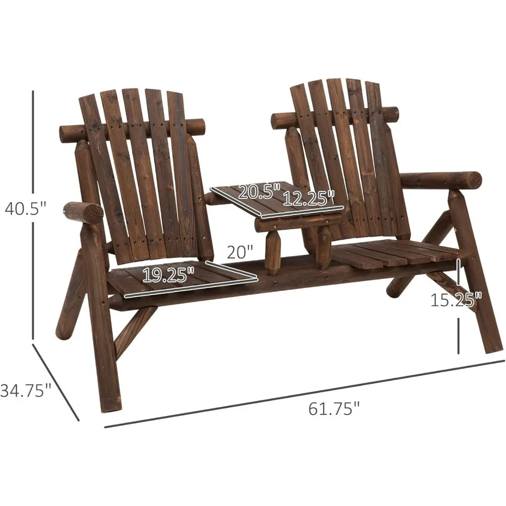Adirondack Chair, with Table,