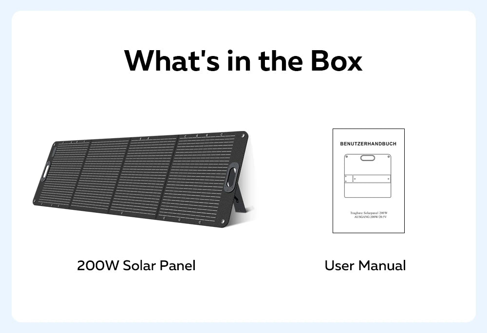 1800w Portable Power Station with 200w Solar Panel