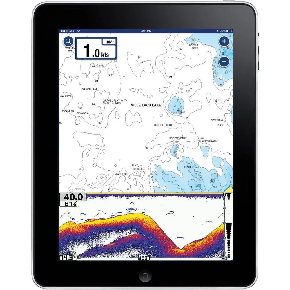 Smartphone/Tablet Fish Finder/GPS
