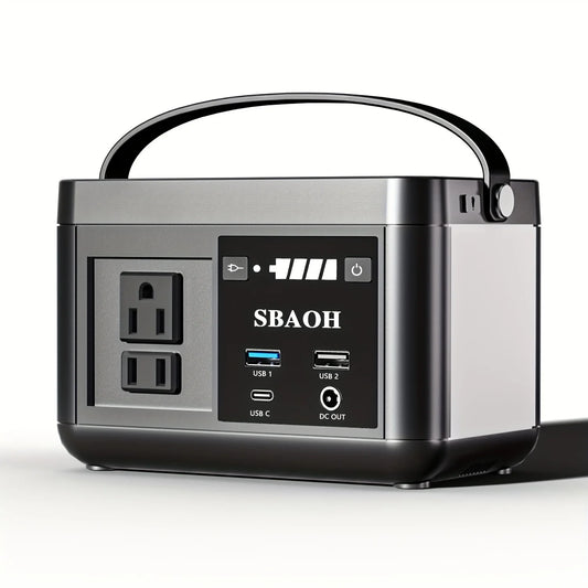 Power Station  LiFePo4 Battery, AC Outputs, for Travel and Camping