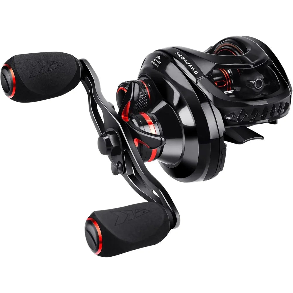 Baitcasting Fishing Reel, New AutoMag Dual Braking System