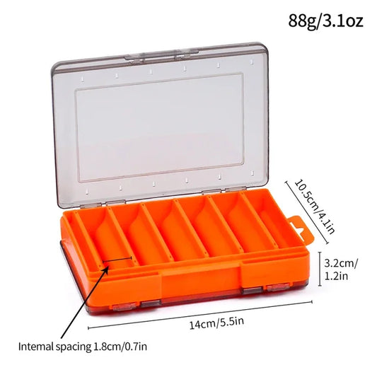 Double-Sided Waterproof Fishing Tackle Box
