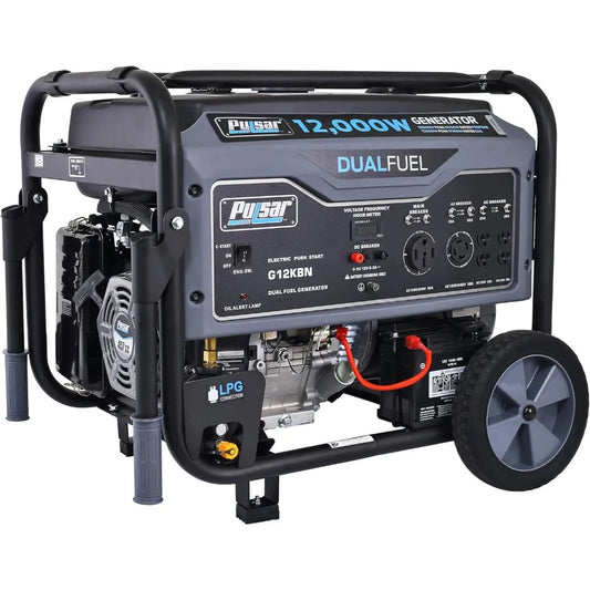 Heavy Duty Dual Fuel Portable Generator,
